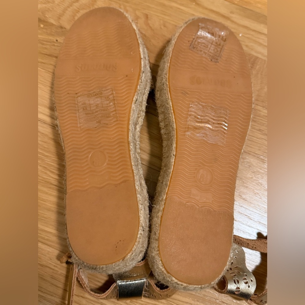 Soludos x Anthropologie Cadiz Espadrille Sandals size 6.5 - Picture 5 of 11